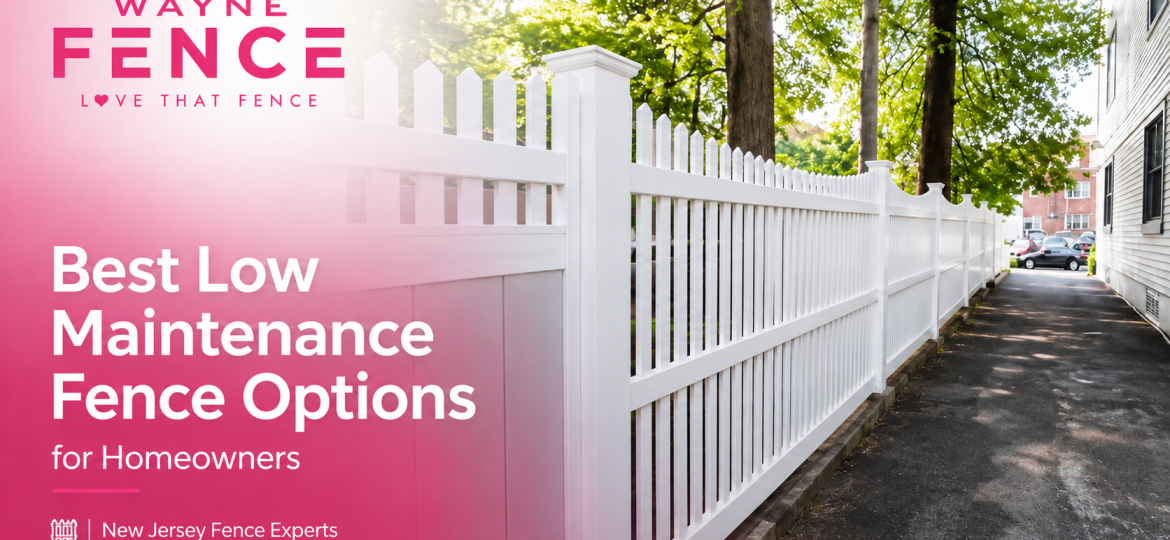 Best Low Maintenance Fence Options for Homeowners