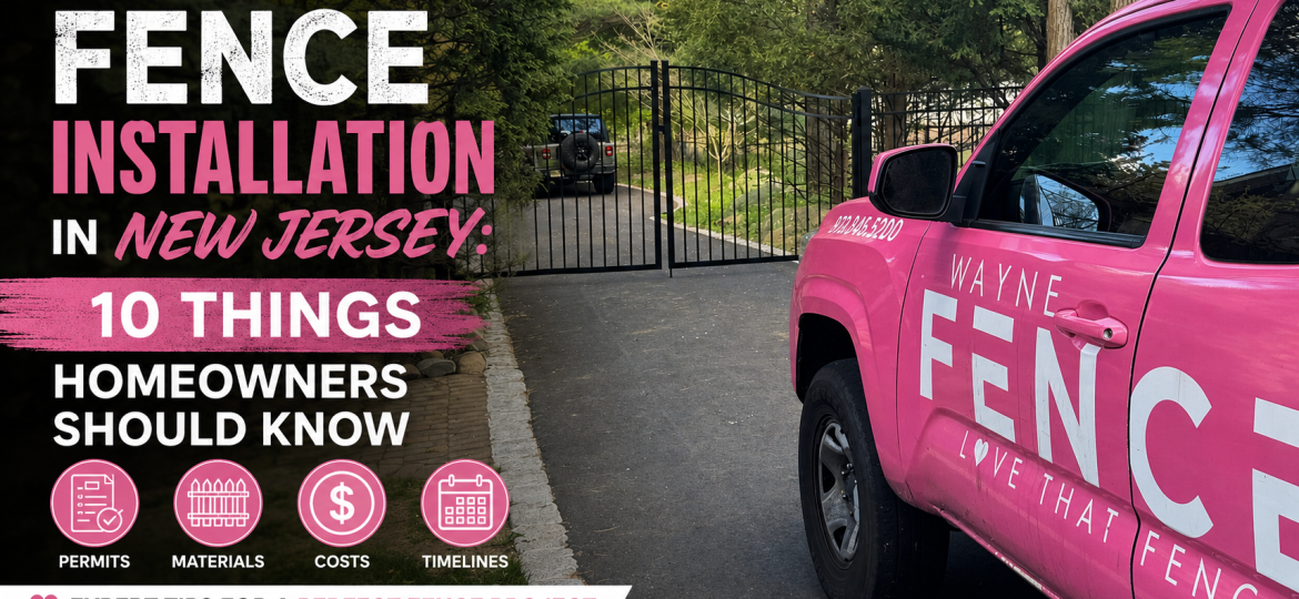 Fence Installation in New Jersey